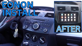 Eonon Stereo Installation - Mazda 3 by DIYNorth 12,145 views 5 months ago 15 minutes