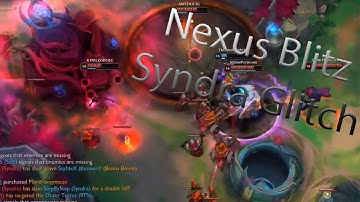 Nexus Blitz Syndra Glitch!League of Legend glitch