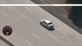 Watch Live: CHP officers are in pursuit of a driver through LA County