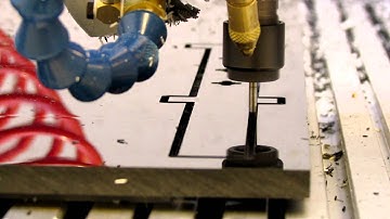 Matronics.dk CNC Milling Machine / Engraving  machine / Router High-Z CNC-STEP demonstration