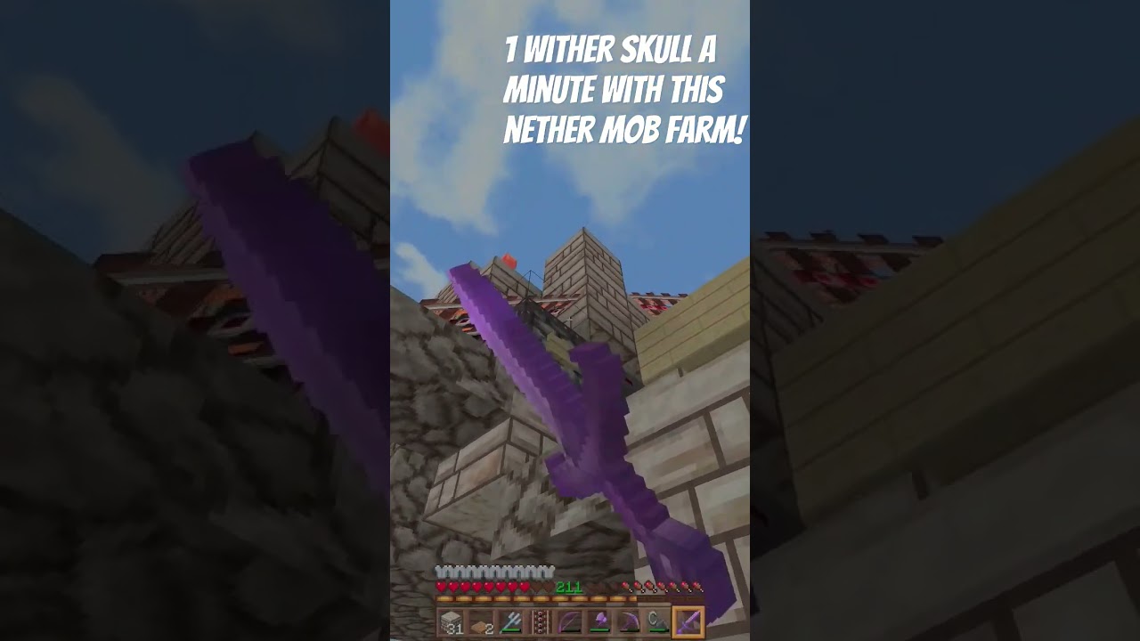 This winter skeleton farm for #Minecraft #bedrock drops a skull a minute! #minecraftbedrock.