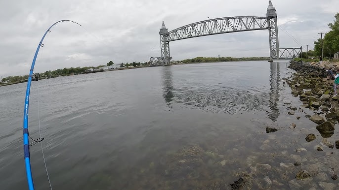 CAPE COD CANAL CHAOS! Blitzing & Topwater Striped Bass Fishing