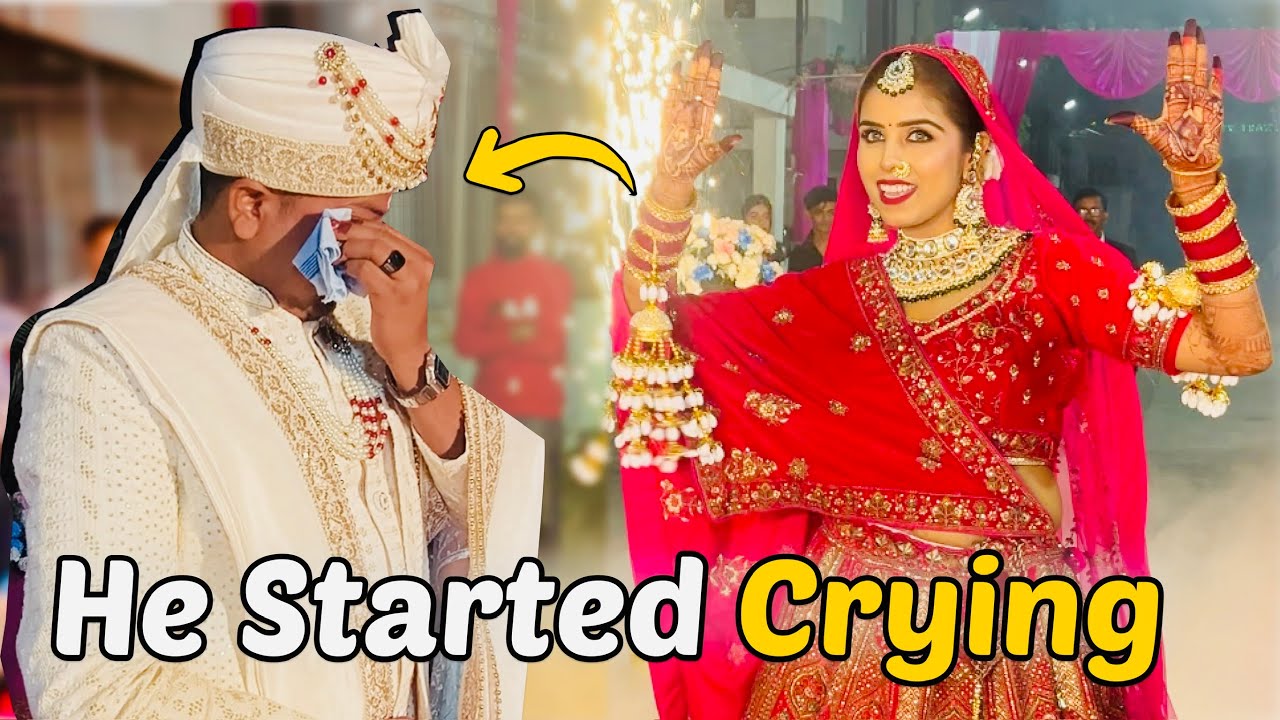 “Emotional Bridal Entry | Groom Cried Seeing Me After 4 Years 😭 | Wedding Vlog Part 3”