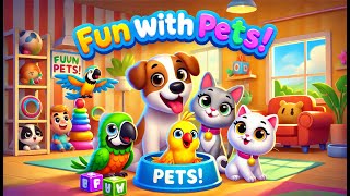 Meet Our Furry Friends! 🐾 Learn Pet Names in English for Kids