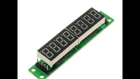 HOW TO SEND A DATA TO MAX7219 WITH PIC16F877A | 7SEGMENT 8 DIGIT | MALAYALAM