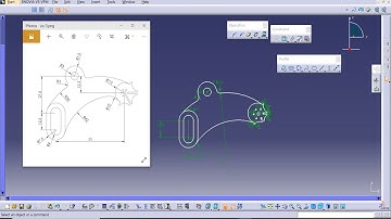 CATIA Training Course for Beginners | CATIA Sketcher Practice Exercises - 3 | CATIA V5