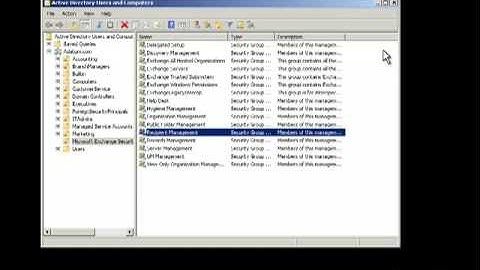1  Integration of AD with Exchange 2010