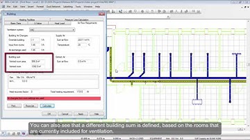 DDS-CAD Mechanical: Air Flow Requirements Calculation