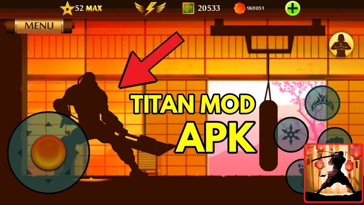 How to install Titan Mod without root in Shadow Fight 2 | Max Level ...