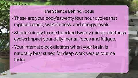 How Can I Discover My Productivity Rhythm?