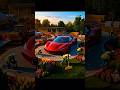Swimming Pool Se Super Car Bana 🚗💦 | 3D Cartoon Construction Animation for Kids