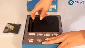 Minix Z64 Z64a Android 4.4 TV Box unboxing Review