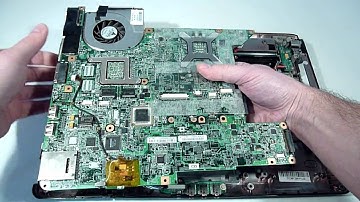 HP Pavilion DV6000 Disassembly Tutorial – Teardown Guide 1/2 - with subtitle