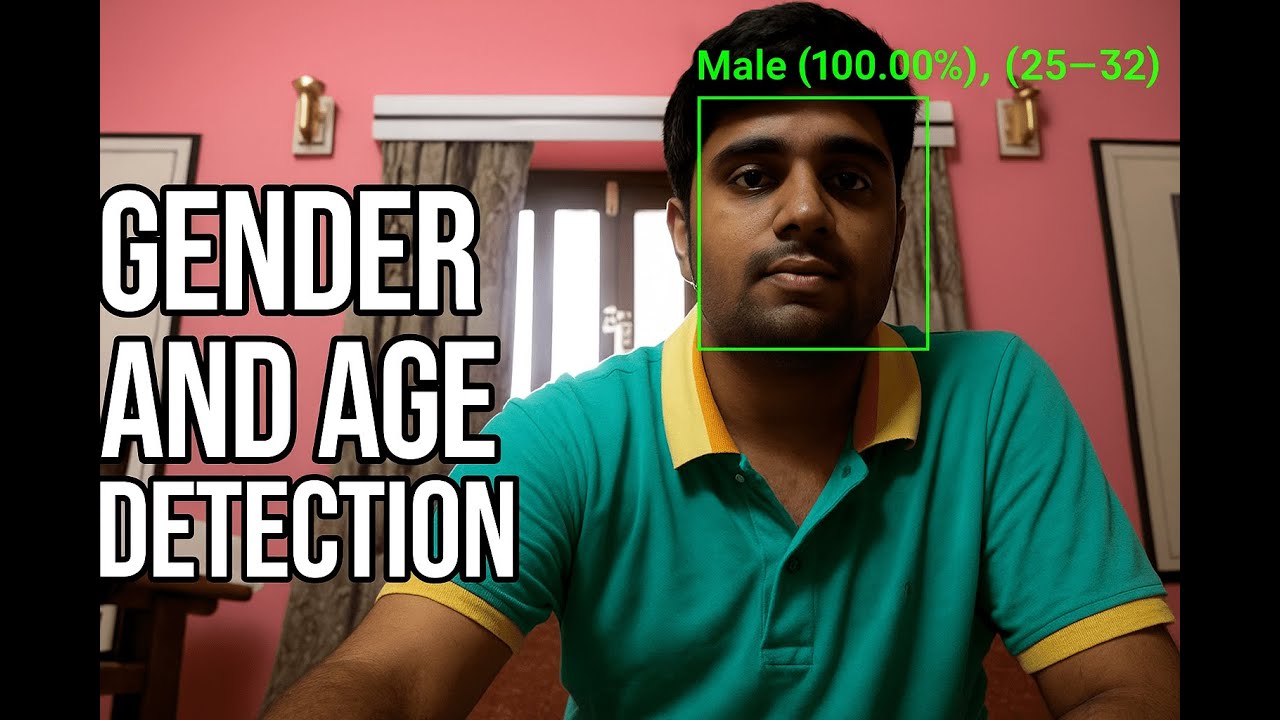 "Gender and Age Detection in Python | Machine Learning Project with ...