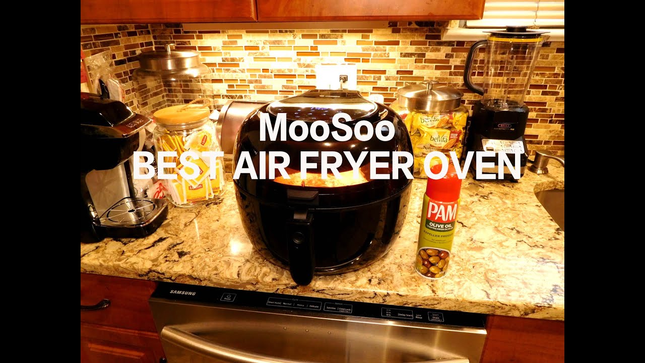 MOOSOO Air Fryer Review & Chicken Wing Recipe! - Life of a Cherry Wife