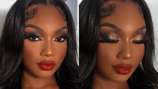 Holiday makeup glam X FENTY🔥😍