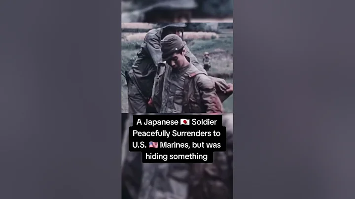 a japanese soldier peacefully surrenders to us marines but was hiding something - DayDayNews