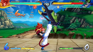 DBFZ Gogeta SSJ4 Mid Screen J.H 5L Link Into Corner Carry Loop Combo