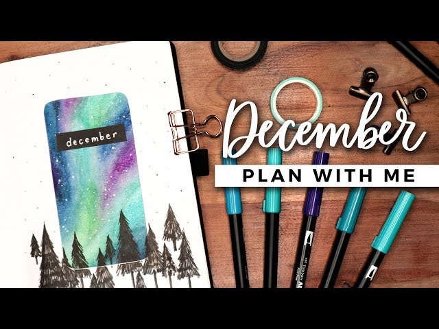 PLAN WITH ME | December 2019 Bullet Journal Setup