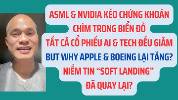 NVIDIA & AMSL lao dốc, kéo chứng khoán Mỹ chìm trong biển đỏ. Why Apple & Boeing lại tăng?