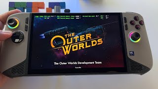 The Outer Worlds | MSI Claw 8 AI+ gameplay