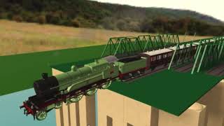 Random Uploads Of Nowhere Passenger Train Crashing Over Bridge