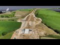 A120 Little Hadham Bypass - Drone footage of construction - June 2021