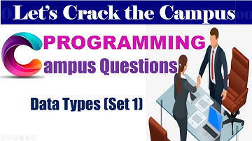 Technical  questions of C language for campus placement | Guess the output Questions on data types C