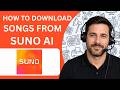 How to Download Songs from Suno AI Full Guide 2026