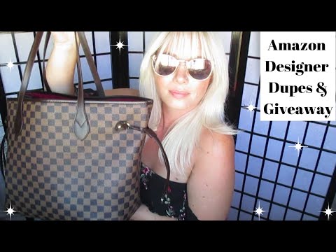 Louis Vuitton Neverfull MM Dupe | Daisy Rose Bag | What&#39;s In My Bag| Subscriber Giveaway - YouTube