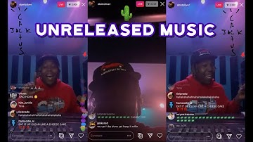 DON TOLIVER PLAYS UNRELEASED MUSIC ON IG LIVE