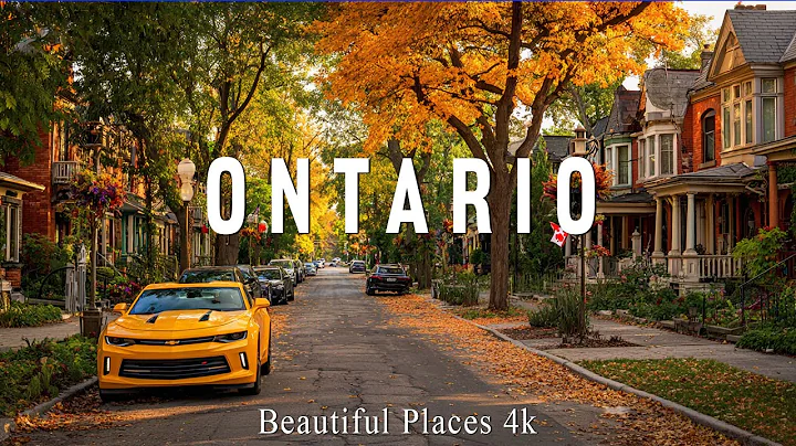 Autumn in Ontario 4K 🍂 Maple Forests, Serene Lakes & Country Roads 🍁 4K UHD