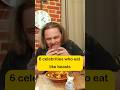 6 celebrities who eat like beasts #celebrity #hollywood #shorts