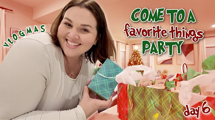 going to a "Favorite Things" Christmas party 🎁 | VLOGMAS DAY 6🎄| #626