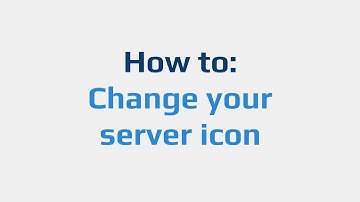 How to: Change your server icon