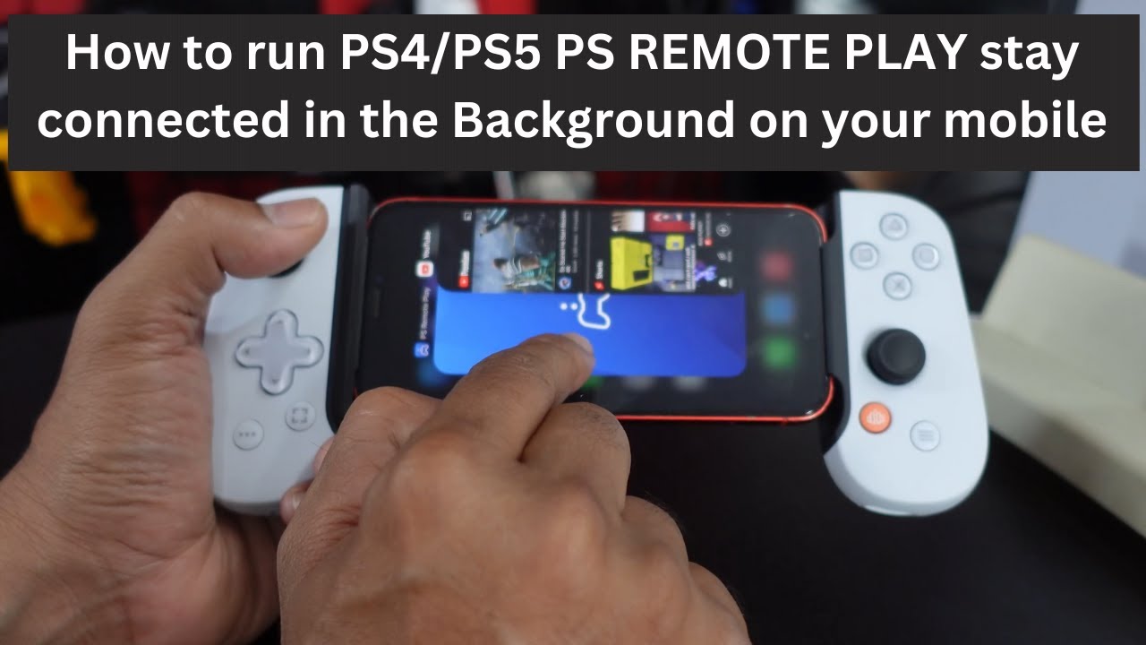 How to run (PS4/PS5) PS REMOTE PLAY in Background Streaming Stay