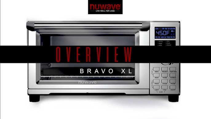 NuWave Bravo XL Silver 1728 Cu in Programmable Digital Air Fryer