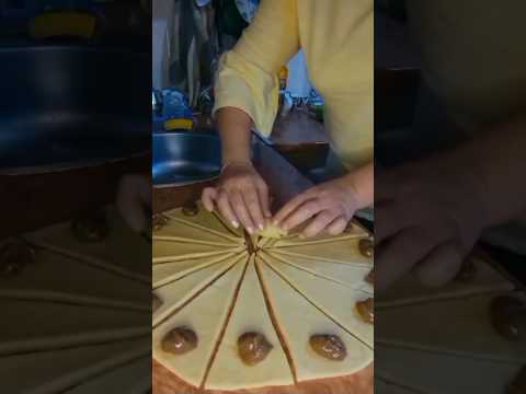 ОЧЕНЬ ВКУСНО! #рогалики #сосгущенкой