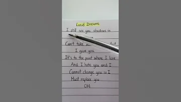 Juice Wrld - Lucid Dreams (Lyrics Music 2021)
