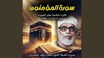 سورة المؤمنون بصوت الشيخ محمود خليل الحصرى | تلاوة...