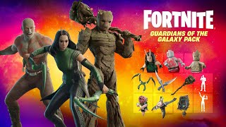 *New* GUARDIANS OF THE GALAXY PACK Gameplay In FORTNITE!