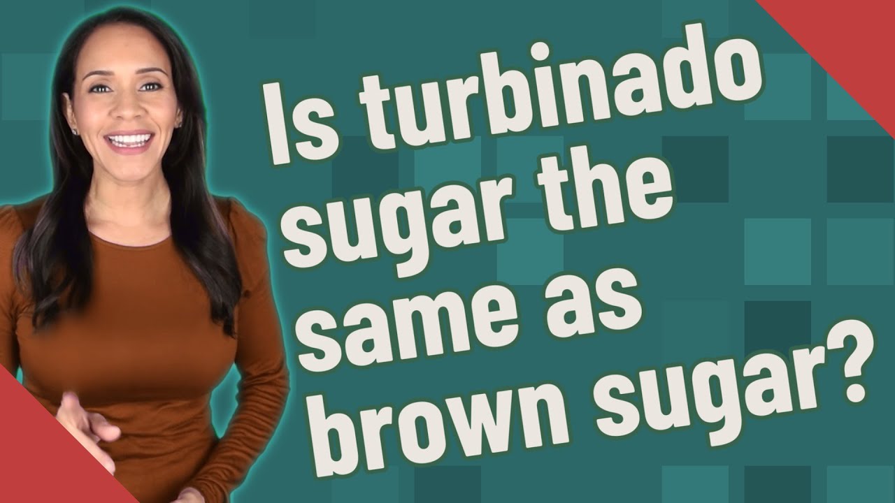 Is turbinado sugar the same as brown sugar?