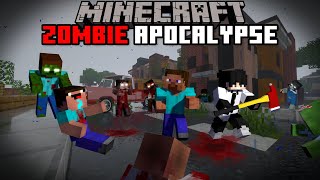 ZOMBIE VIRUS HAS STARTED ! Episode-1 Minecraft Zombie Apocalypse ! screenshot 4