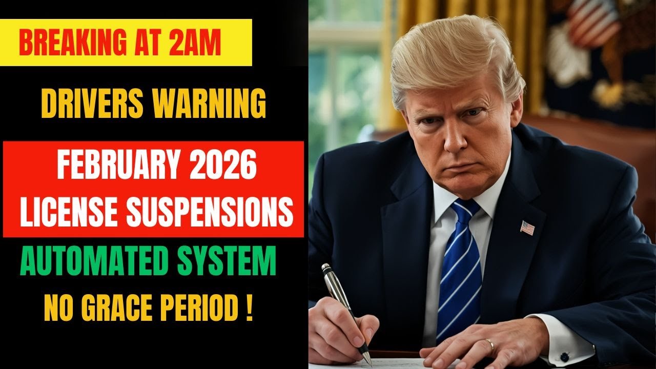 OFFICIAL NOTICE: Your Driver’s License Could Be Suspended in 2026 If You Miss This |Social Security
