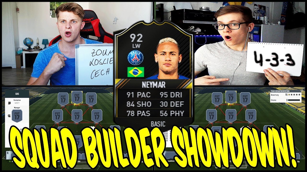 FIFA 17 - PSG NEYMAR SQUAD BUILDER SHOWDOWN vs. REALFIFA! ⚽⛔️🔥 - Ultimate Team Deutsch
