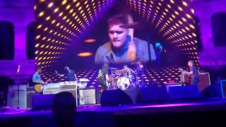 Video thumbnail of "Guy from the audience plays drums with Foo Fighters. Wheels. Pola Croatia 19-06-2019"