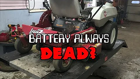 Battery Won't Stay Charged, Just Clicks, Goes Dead Diagnosis Kohler Command Pro 18 Exmark Zero Turn