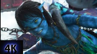 Colonel Milesquaritch Attacked Kiri epic scene [ hindi clip hd 4k ] 2022- Avatar the way of water