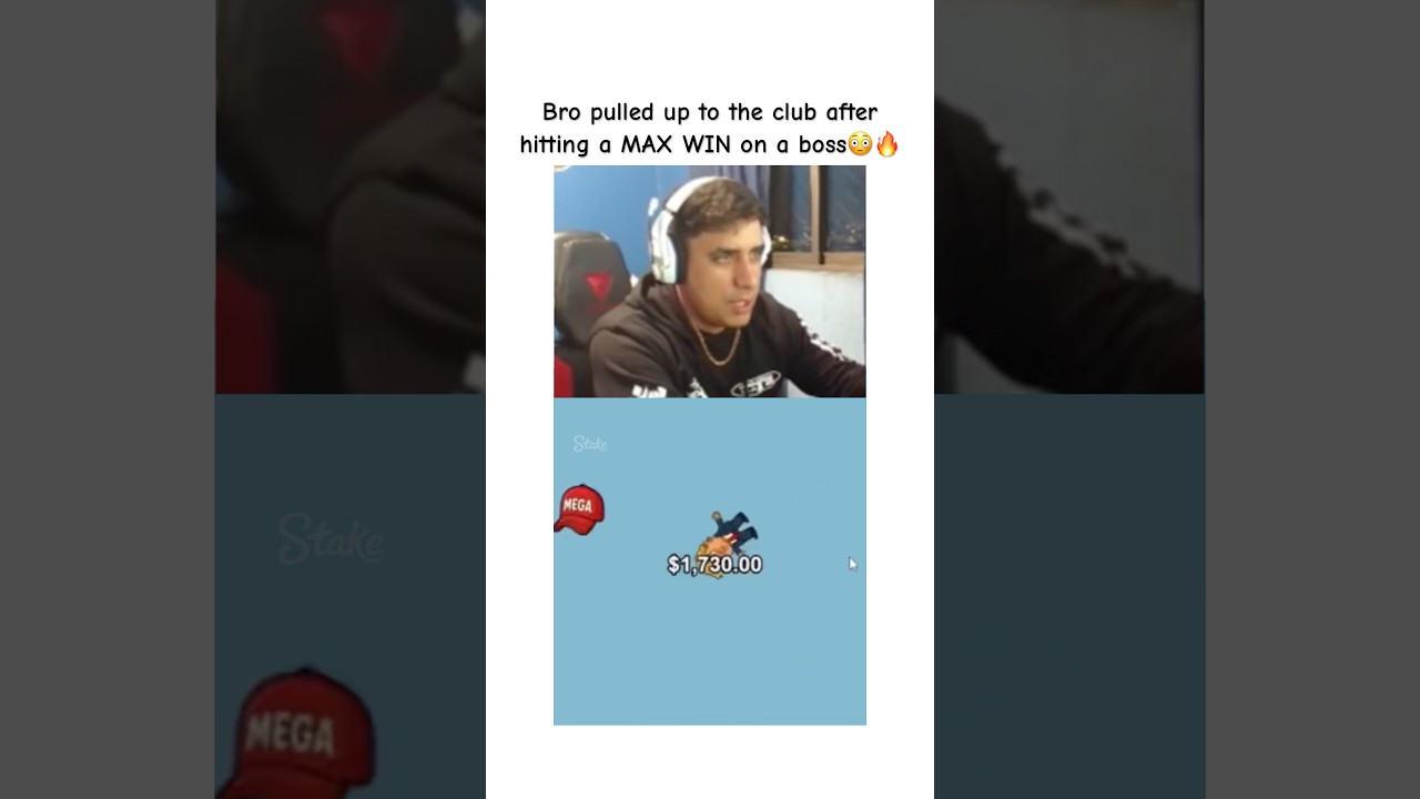 Bro hit a max win on the boss game😳 