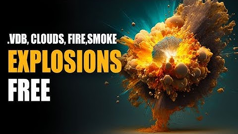 Free VDB Volumes Created With EmberGen | Clouds, fire, smoke & Explosion Blender Simulations